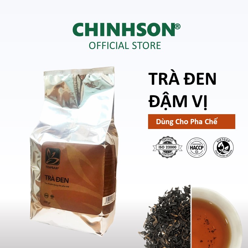 Trà đen chính sơn pha trà sữa trân châu, trà hoa quả 500g