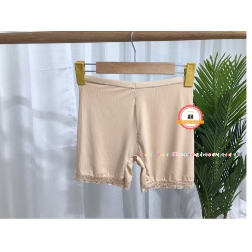 Quần mặc trong váy - quần đùi mặc trong phối ren co dãn không lộ viền mẫu siêu hot AHQ015