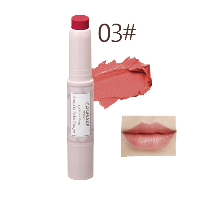 Son Dưỡng Môi Canmake Stay-on Balm Rouge 2,7g.#03 Tiny Sweetpea