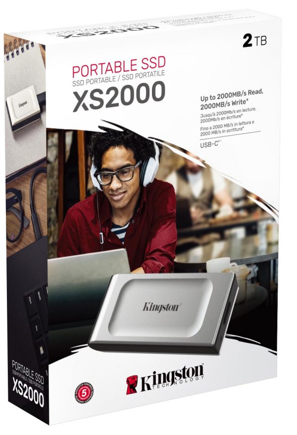 Ổ cứng ssd di động kingston xs2000 4tb – sxs2000/2000g
