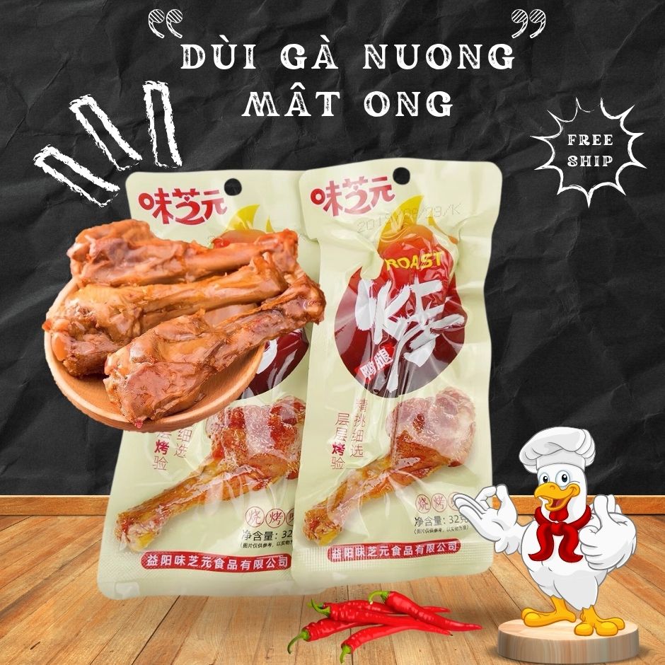 1 cái đùi gà tẩm mật ong 32g