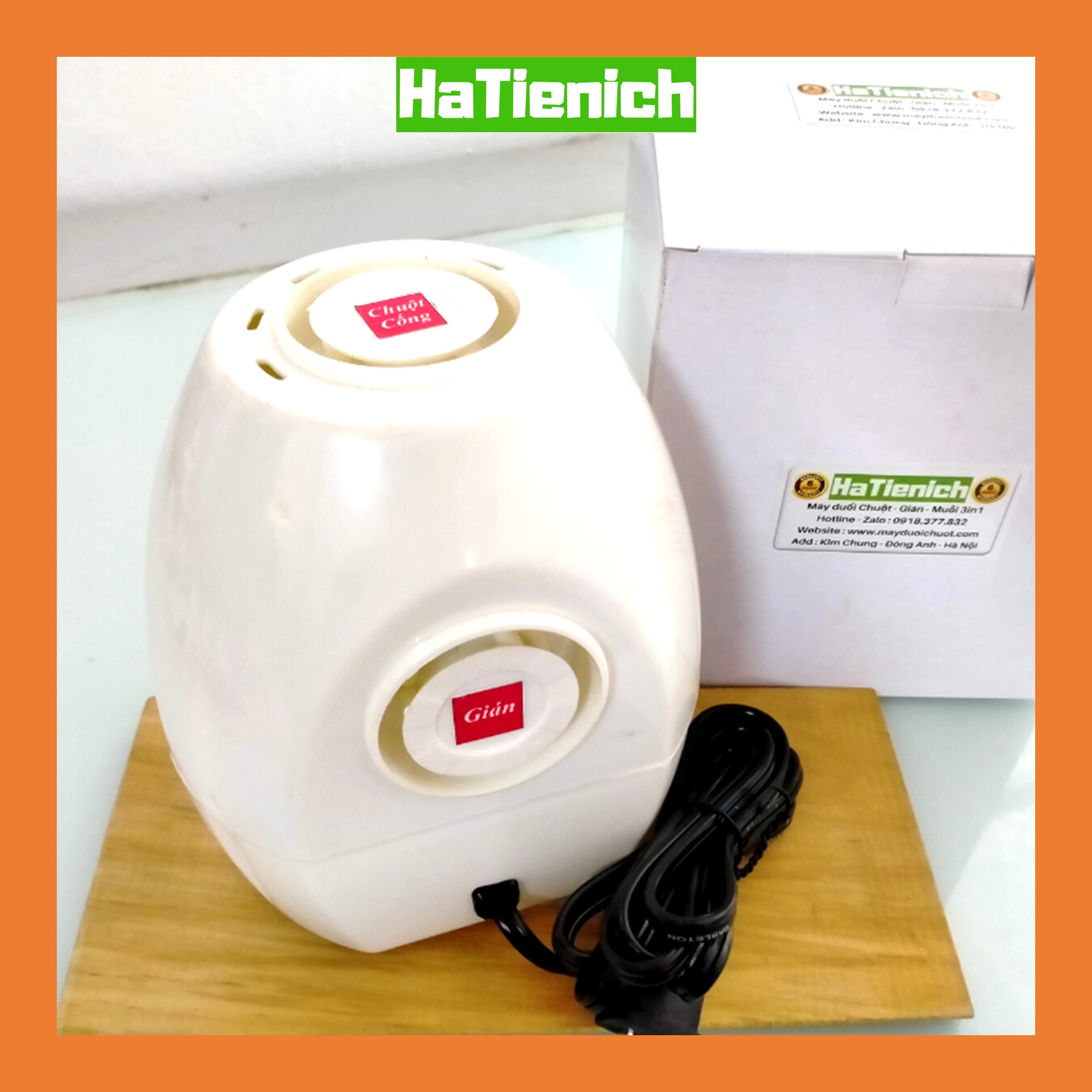 Máy Đuổi Chuột Cống Cho Kho Bãi 100m2, Máy Đuổi Côn Trùng , máy đuổi chuột hiệu quả cho gia đình 50m2,Thiết bị đuổi chuột cống Hà Tiện Ích