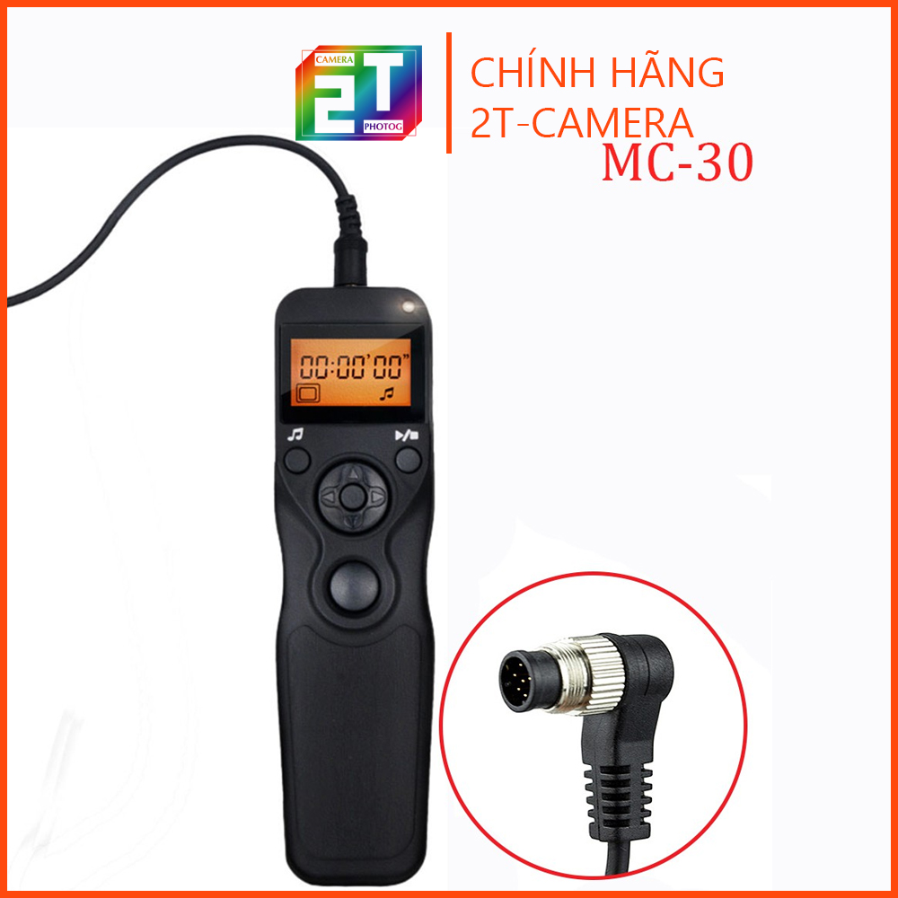 [HCM]Remote MC-30 cho máy ảnh Nikon D100/D200/D300/D300s/D500/D700/D800/D800E/D810/D810A/D850/D3/D3x/D3s/D4/D4s/D5 (có kèm pin) - PHUKIEN2T-Q00911