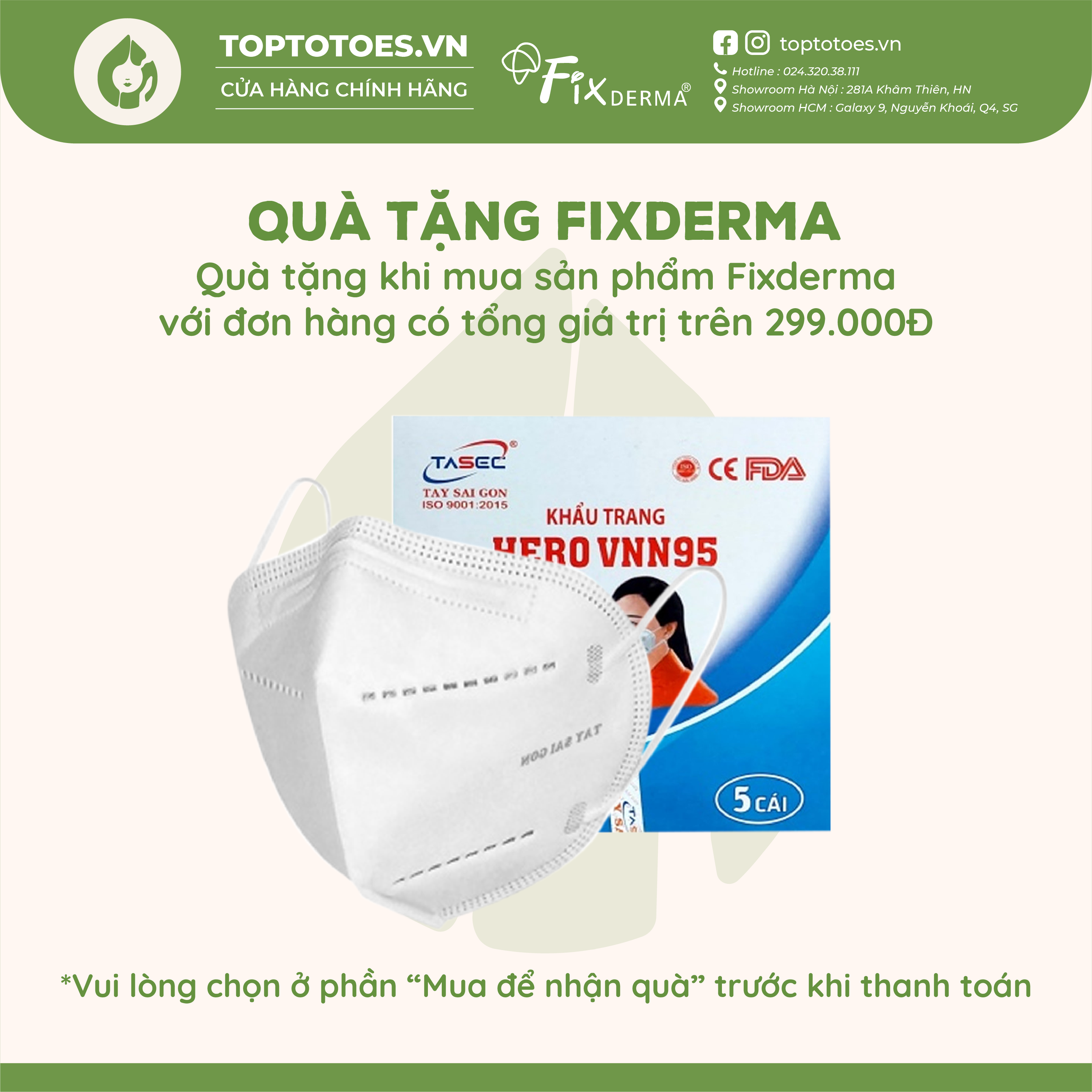 Hộp khẩu trang VNN95 Fixderma