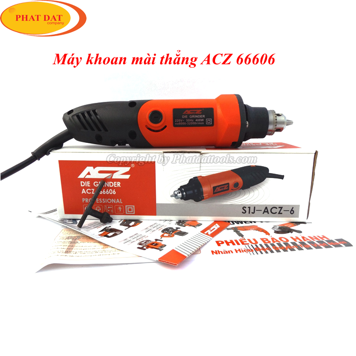 Máy khoan mài thẳng acz 66606