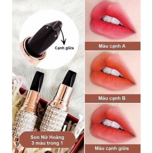 [HCM]Combo 2 Son kim cương 3 màu