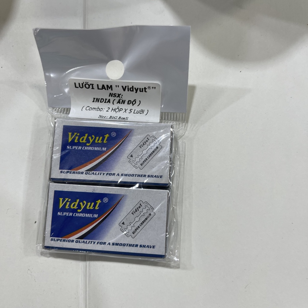 Set 2 hộp dao lam 10 lưỡi giá rẻ tiện dụng