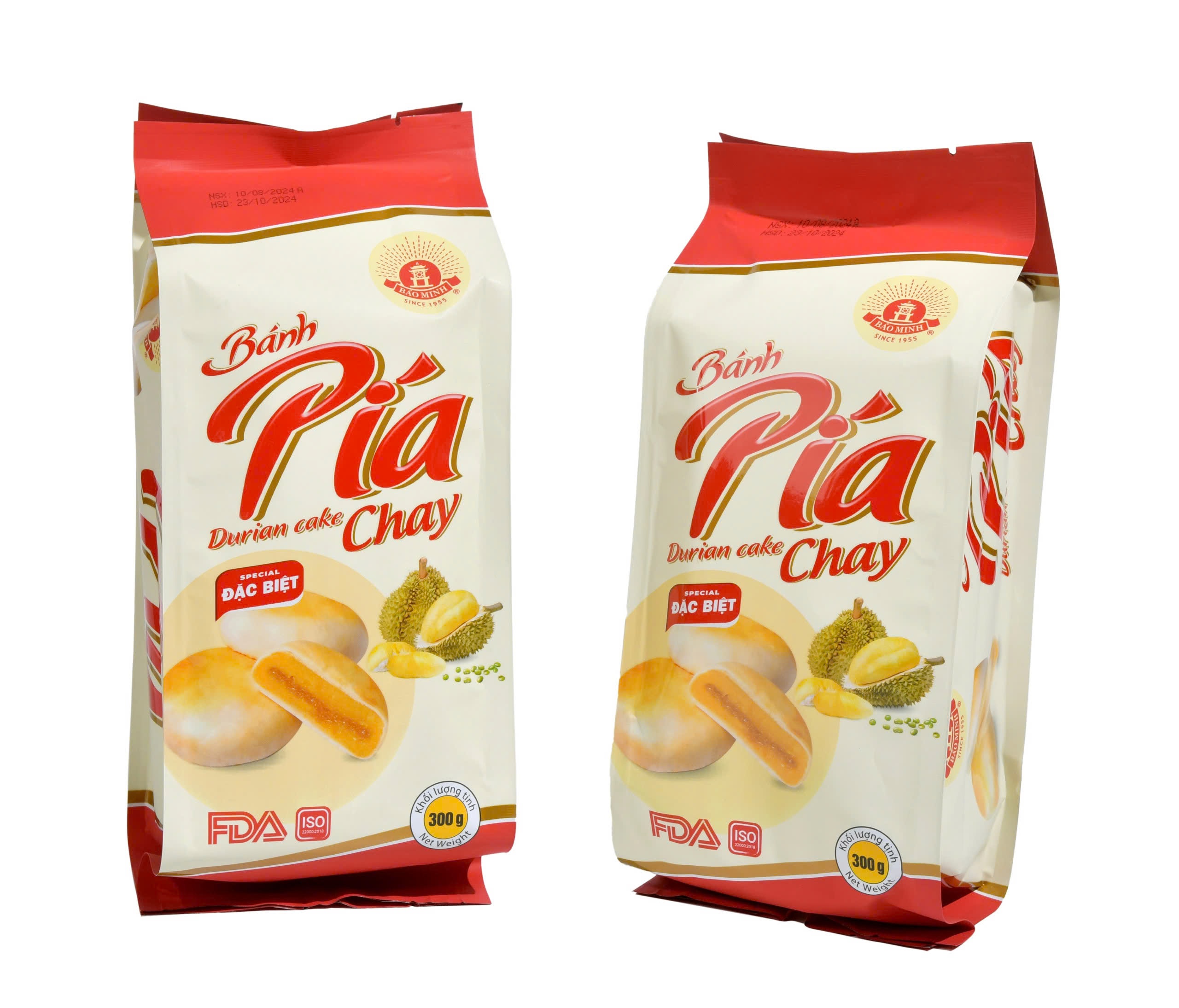 Combo 5 bánh Pía chay Bảo Minh 300g