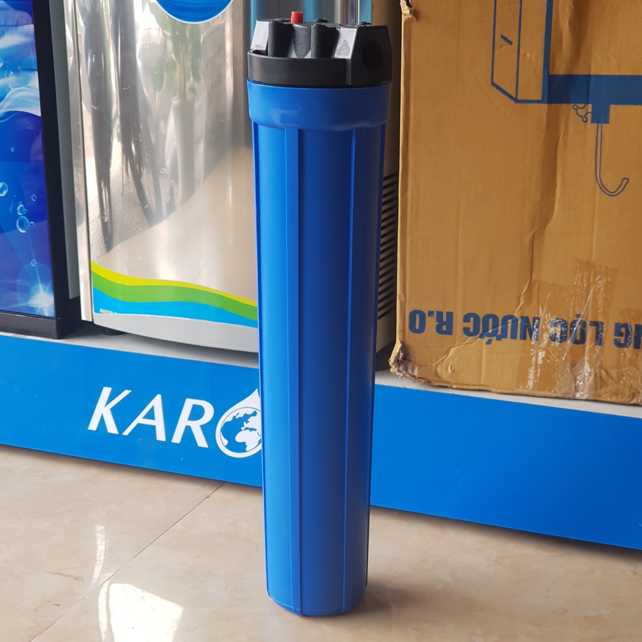 Cốc lọc thô 20 inch xanh dùng lọc nước đầu nguồn