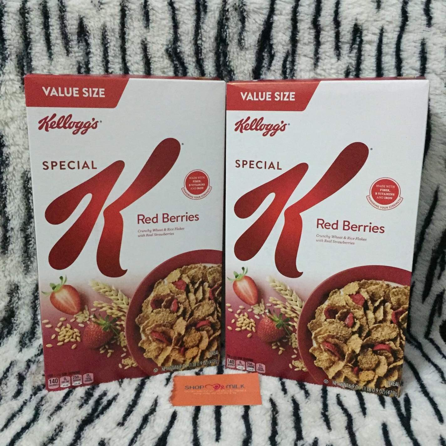 Ngũ cốc dinh dưỡng Kellogg's Special K kèm dâu tây sấy USA 479g