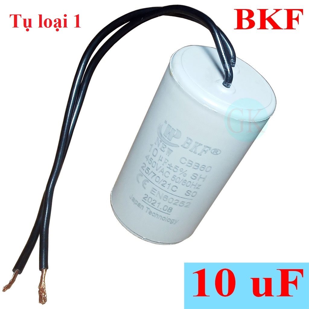Tụ 10uf bkf 450vac 50/60hz hàng loại 1