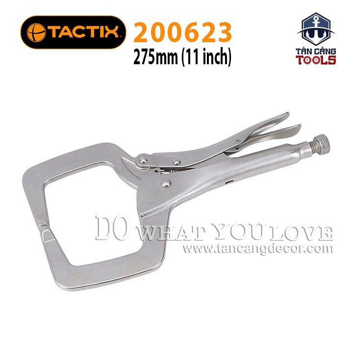Kẹp nhanh c đầu nhọn độ mở 9 cm tactix 200623