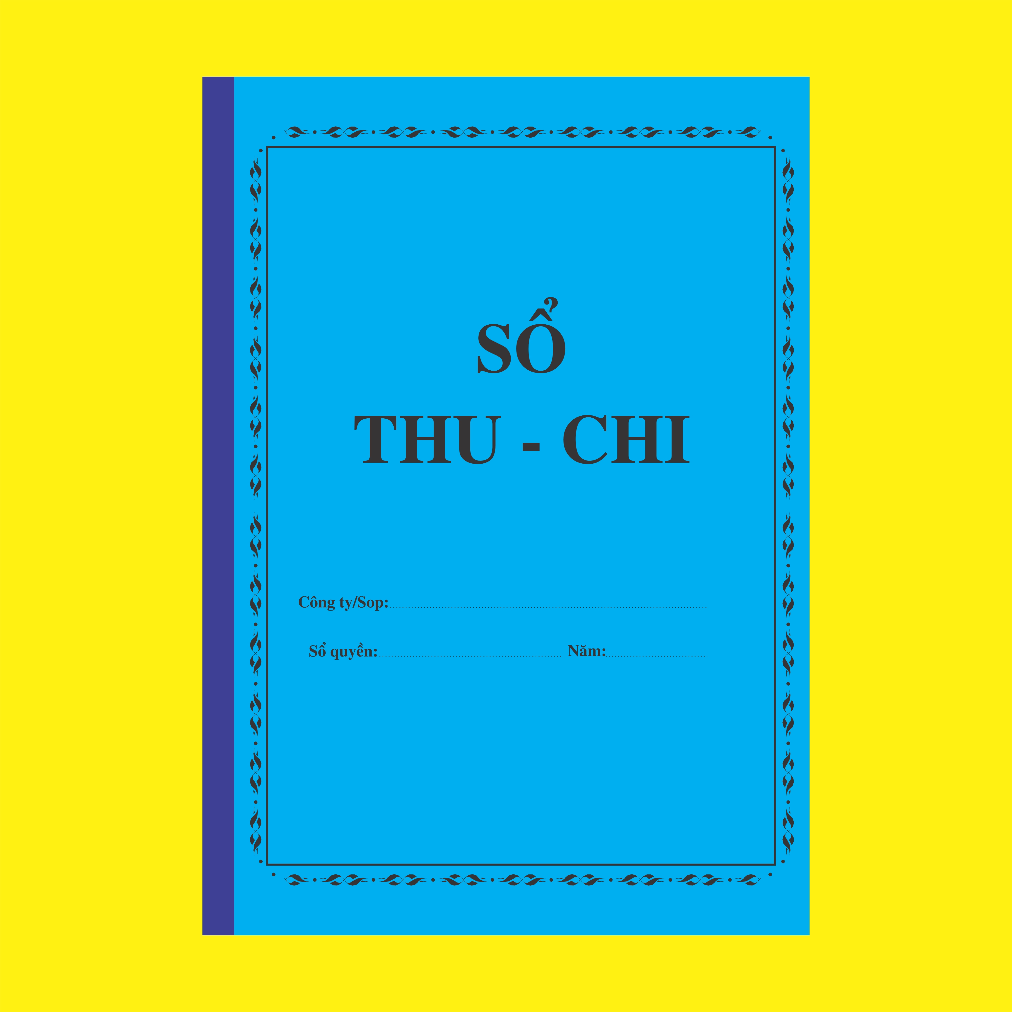 Sổ quản lý thu - chi cho shop/ công ty