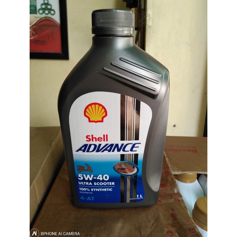 Dầu nhớt xe máy Shell Advance - Ultra Scooter 5w40