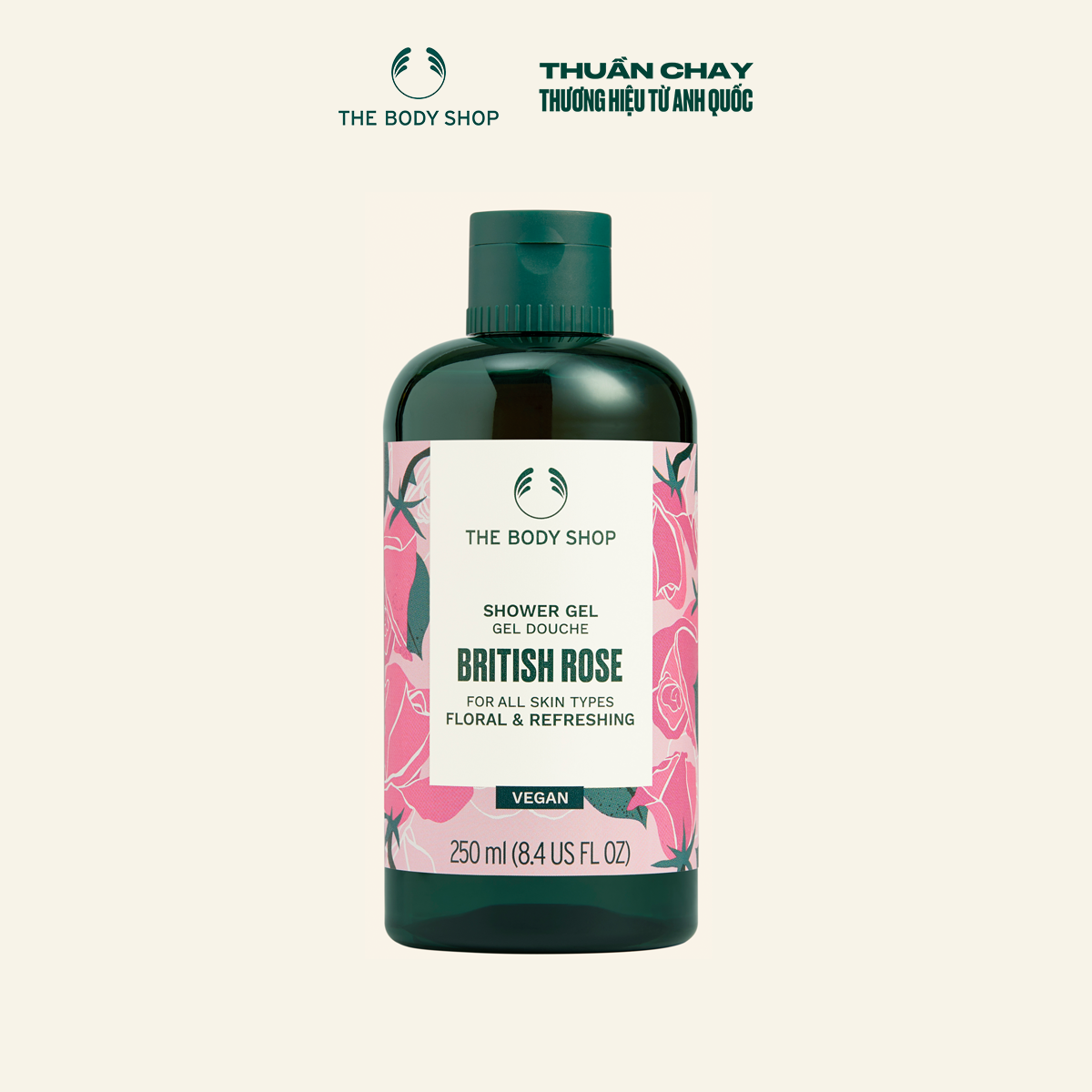 Sữa Tắm Hương Hoa Hồng British Rose Shower Gel The Body Shop