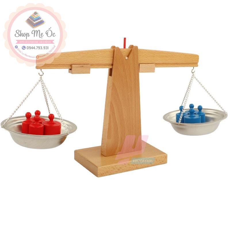 Giáo cụ Montessori Bản Chuyên Nghiệp - Cân thăng bằng Scale