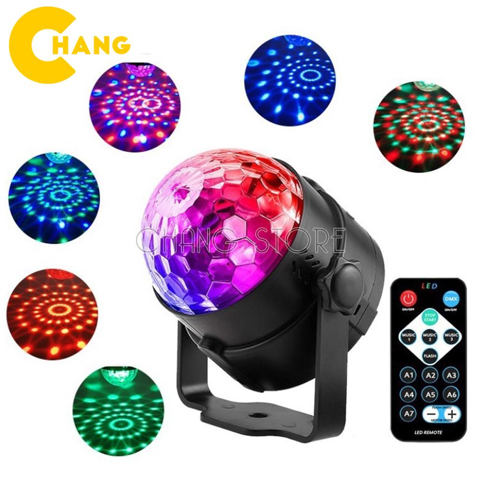 Bóng Đèn trụ xoay mini, Đèn cảm ứng nhạc, Đèn Led xoay, Đèn Led karaoke, Đèn Led vũ trường, Đèn cảm ứng âm thanh, Đèn chớp 7 màu, Đèn trang trí