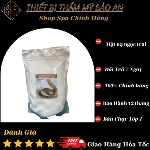 Mặt Nạ Ngọc Trai Nguyên Chất Trắng Da - Dùng Trong - SPA - TMV