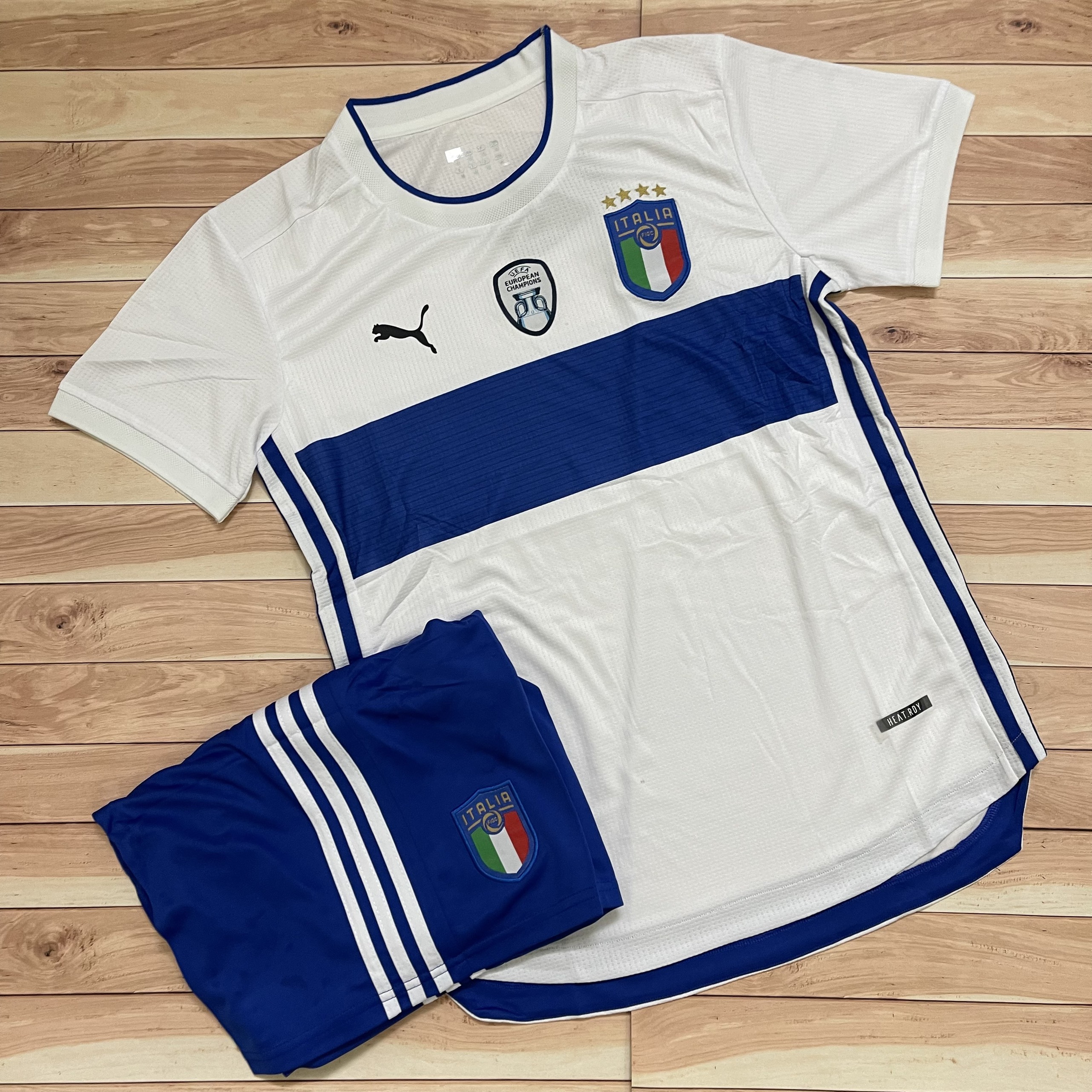 Áo Bóng Đá Đội Tuyển Italia 2023 - Chuẩn Mẫu Thi Đấu - Vải Polyester Thái Gai Lưới