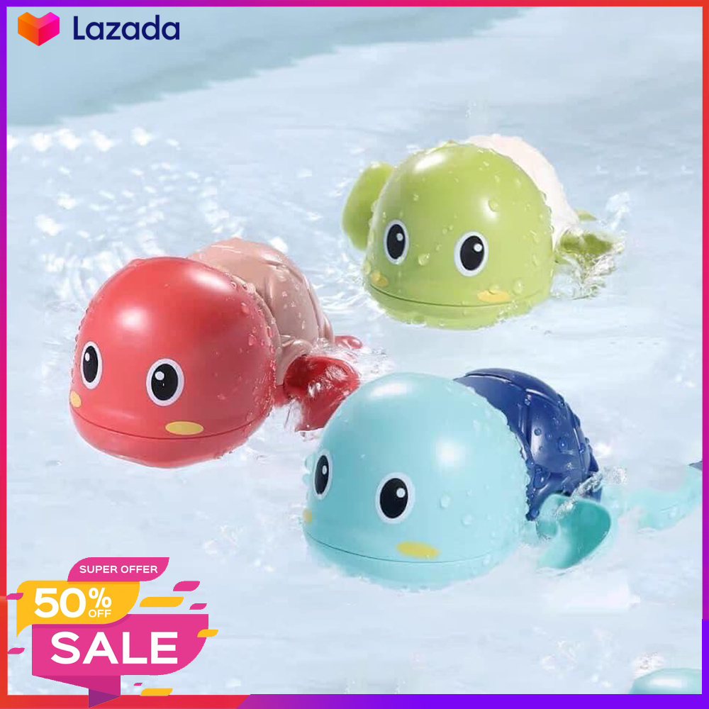 Rùa Con Biết Bơi - Đồ Chơi Đồ Chơi Lên Dây Cót Siêu Dễ Thương - Dùng Cho Bé Chơi Trong Nhà Tắm