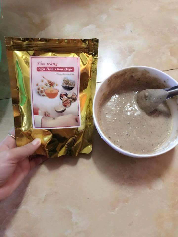 Tắm trắng ngũ hoa thảo dược dành cho body