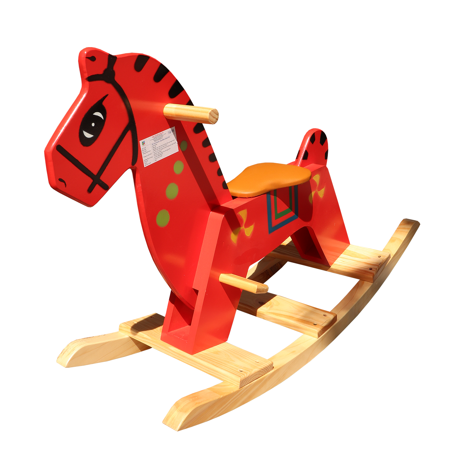 Bập bênh ngựa gỗ mẫu cơ bản