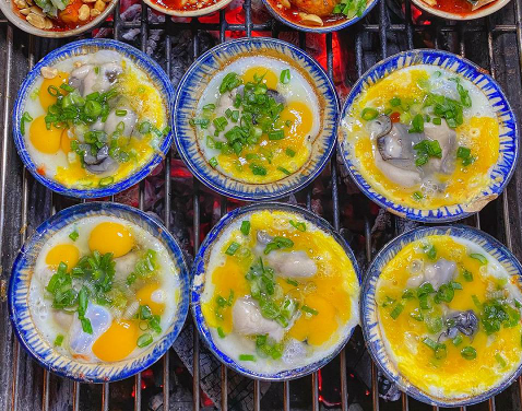 Chén hàu nướng, bèo cạn 30 cái