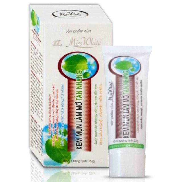 Kem miss white mụn làm mờ tàn nhang 22g - chuyên bángiá gốc