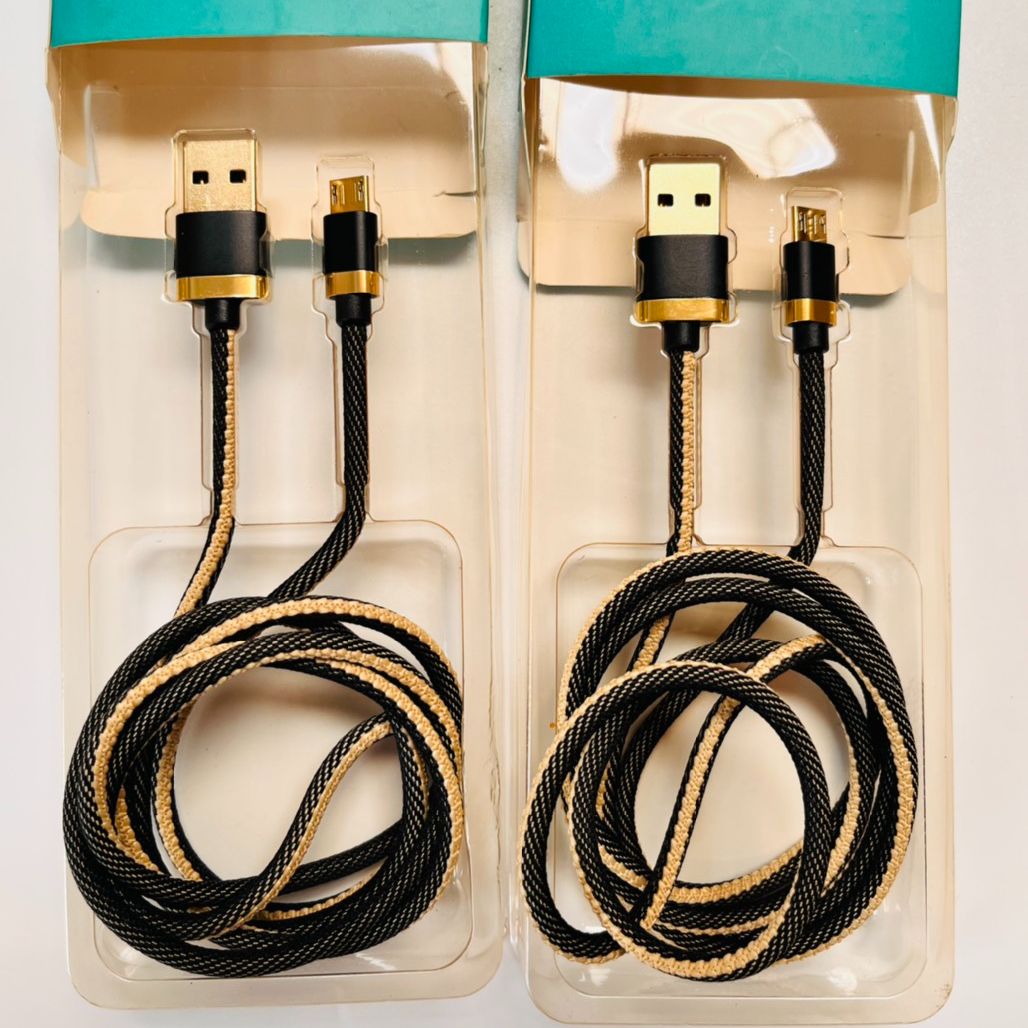 Dây sạc 1m Androi , oppo , xiaomi ...,Cáp sạc cổng Micro USB thiết kế dây bện dù cho điện thoại androi