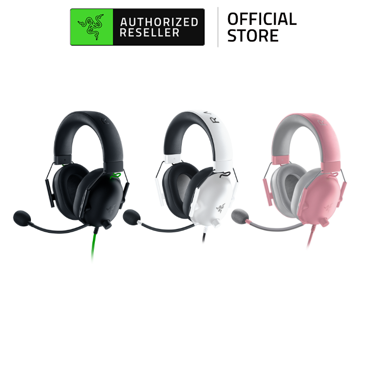 Tai Nghe Razer BlackShark V2 X | Kết Nối 3.5mm | Drive Triforce 50mm | Loa/Micro Đơn khử ồn | Memory Foam êm tai