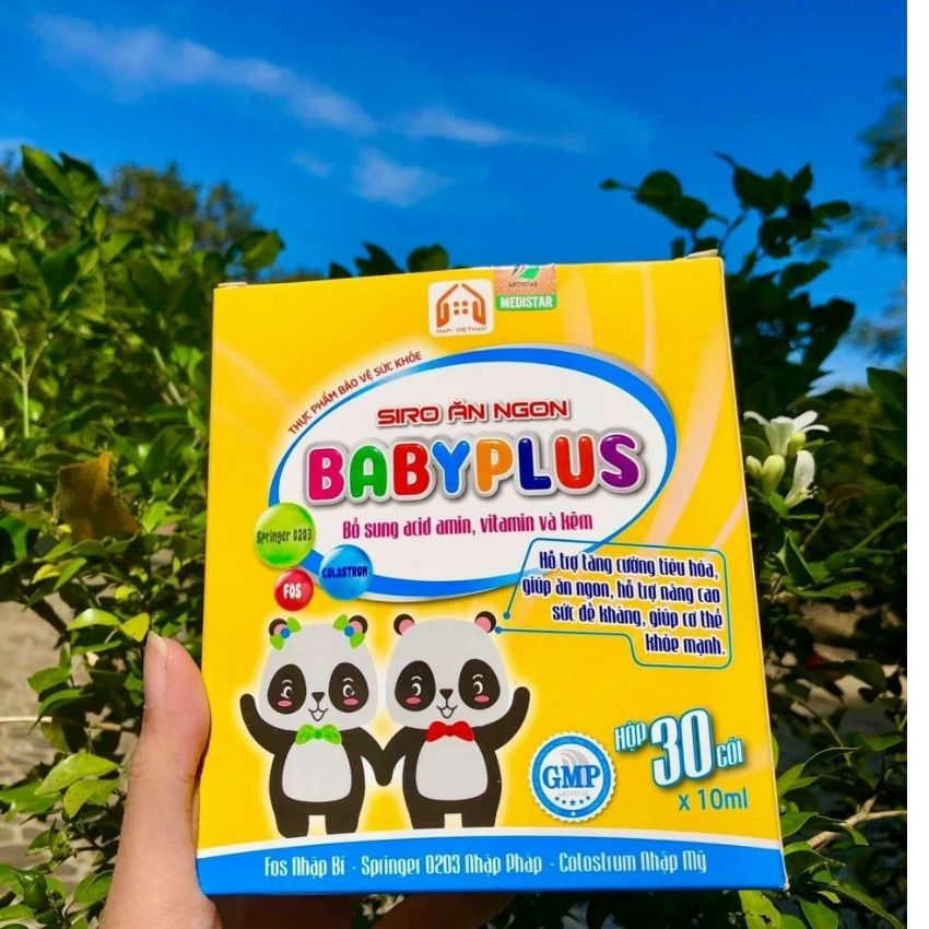 [ CHÍNH HÃNG + FREESHIP] BABYPLUS- SIRO ĂN NGON. CAM KẾT AN TOÀN, KIỂM ĐỊNH CHẶT CHẼ. CHỐNG TÁO BÓN - BIẾNG ĂN - NGỦ KÉM. TĂNG SỨC ĐỀ KHÁNG - BỔ SUNG CÁC DƯỠNG  CHẤT.