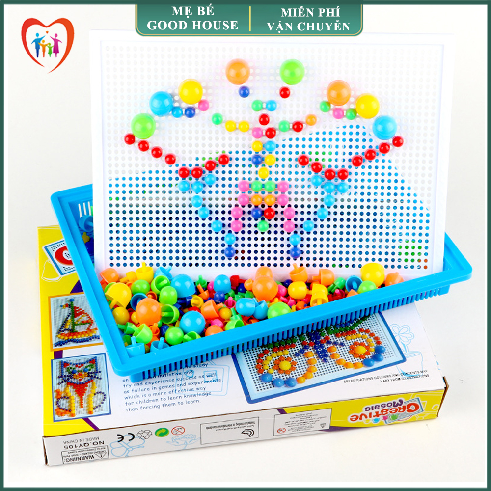 Bộ đồ chơi xếp hình lego- Bộ lắp ghép 296 chi tiết- Đồ chơi XH3 xếp hình phát triển trí tuệ trẻ