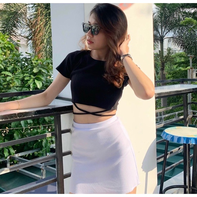 Áo crotop đan dây eo NU207 cam kết hàng như hình chất lượng đảm bảo đa dạng mẫu mã màu sắc kích cỡ