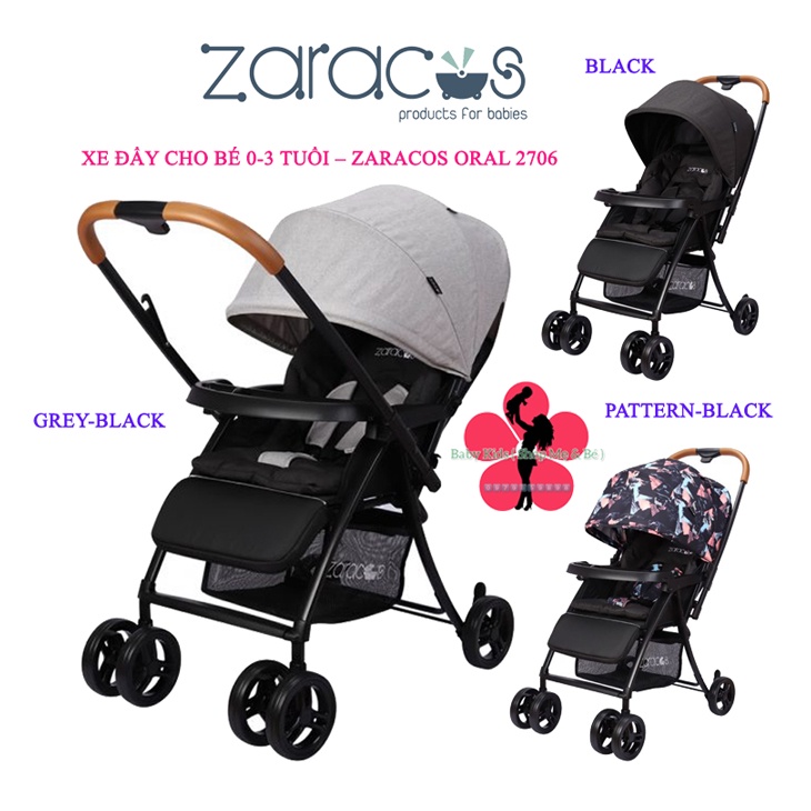 Xe đẩy cho bé 0-3 tuổi ZARACOS ORAL 2706