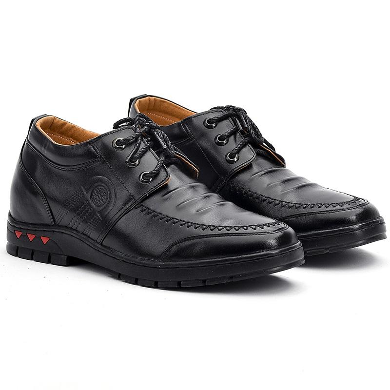 GIÀY LƯỜI DA BÒ NAM- LEX02 ĐẾ TĂNG CHIỀU CAO 6CM