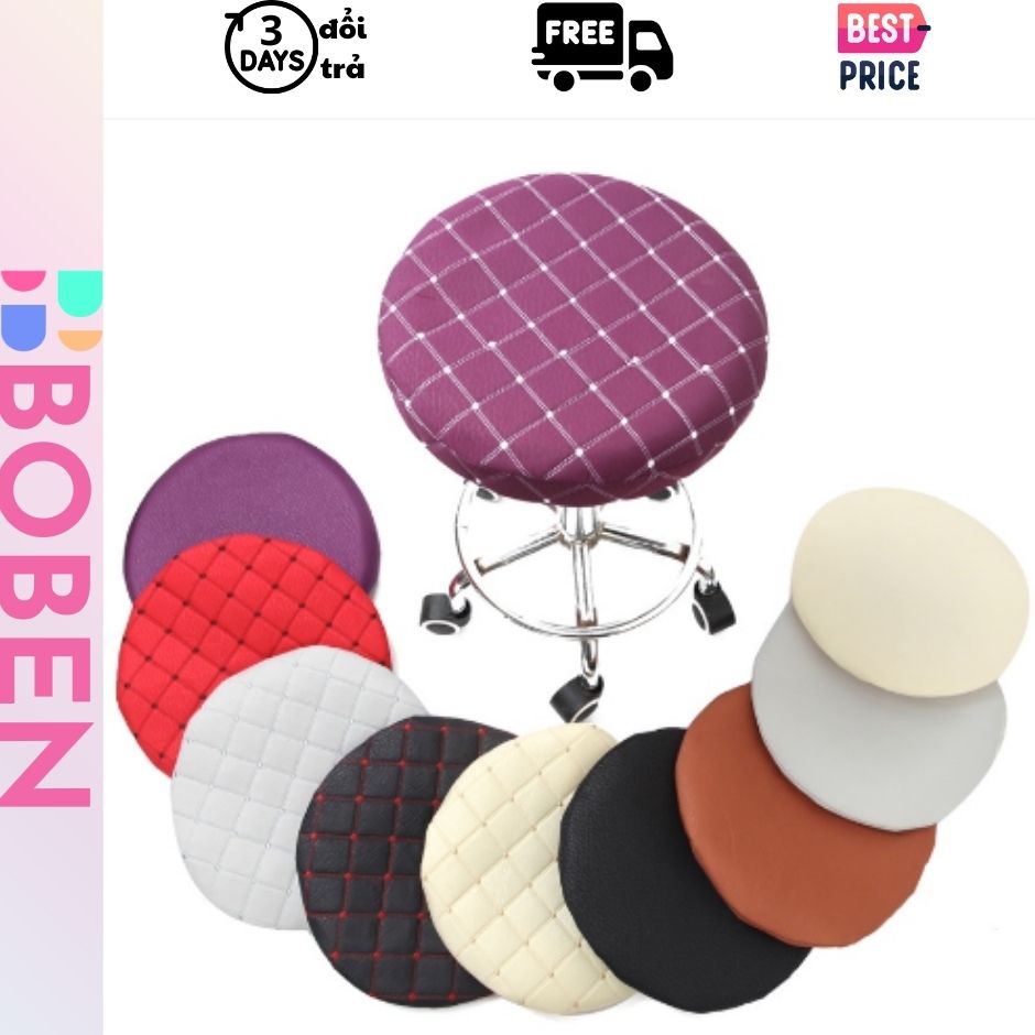 Bọc đệm ghế xoay tròn Polyester