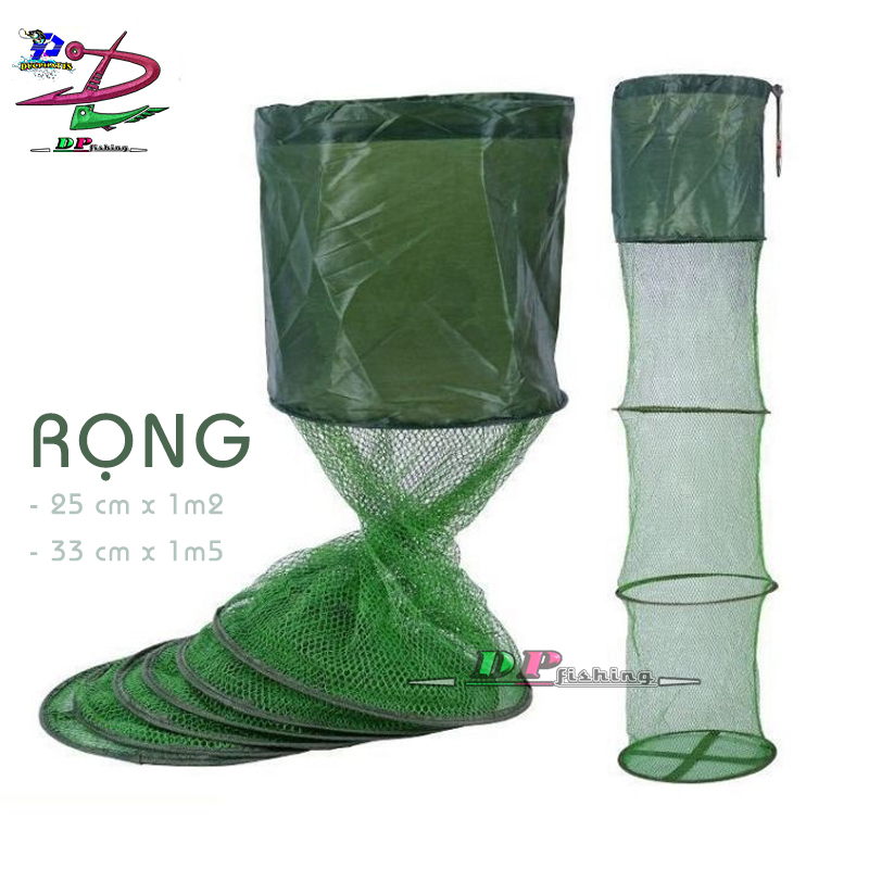 Rọng đựng cá giá rẻ 1m2 , 1m5_giỏ đựng cá _túi đựng cá.