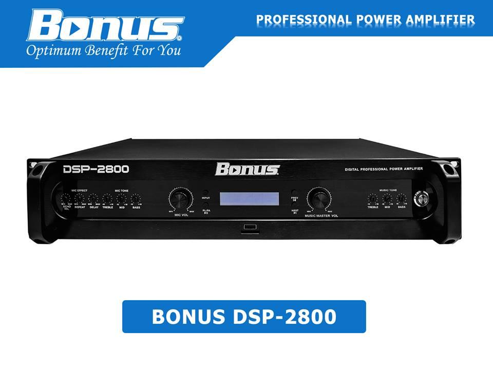Amply digital karaoke Bonus Audio DSP-2800 cao cấp.