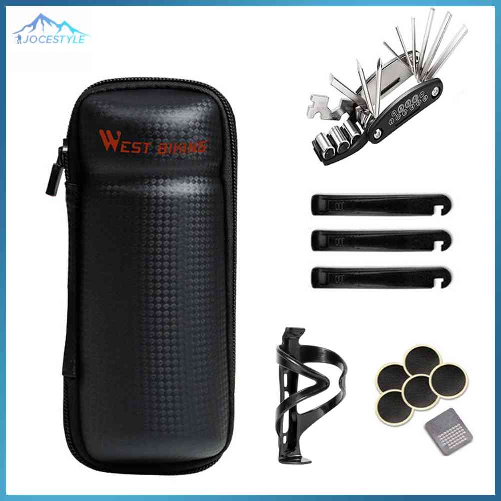 West biking bộ dụng cụ sửa chữa xe đạp di động giá đựng chai viên nang