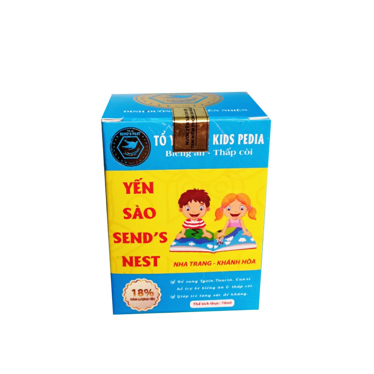 COMBO 6 LỌ YẾN SÀO KIDS CHO BÉ SENDS NEST 18% TỔ YẾN (XANH)
