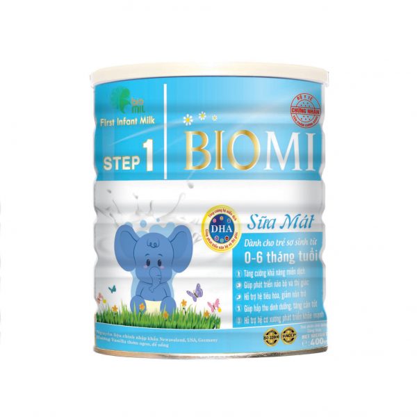 Sữa bột Biomi Step 1 (900g) - Sữa mát cho bé từ 6 đến 12 tháng tuổi