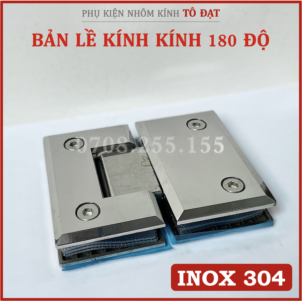 Bản lề cabin phòng tắm kính kính 180 độ vvp