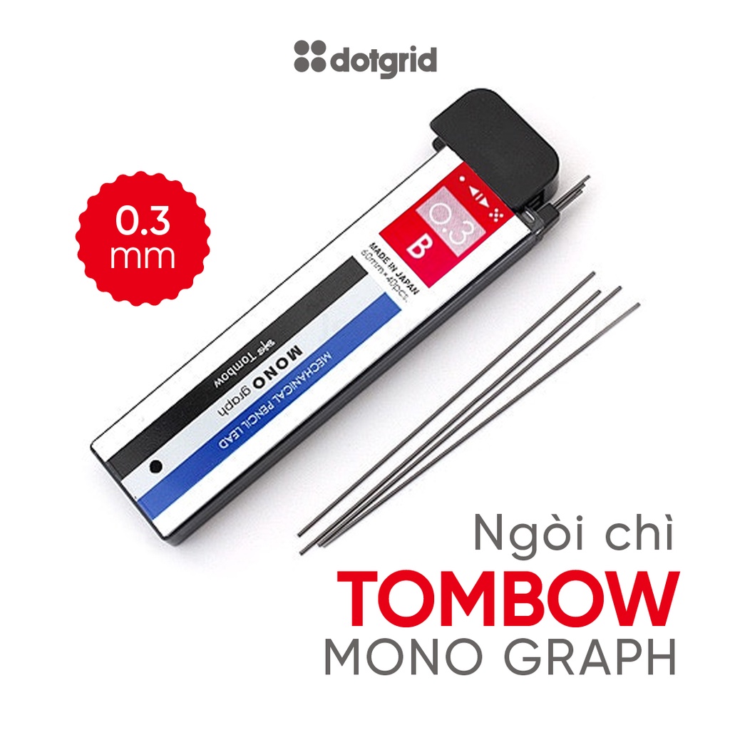 Ngòi chì chì bấm tombow mono graph - 0.3mm