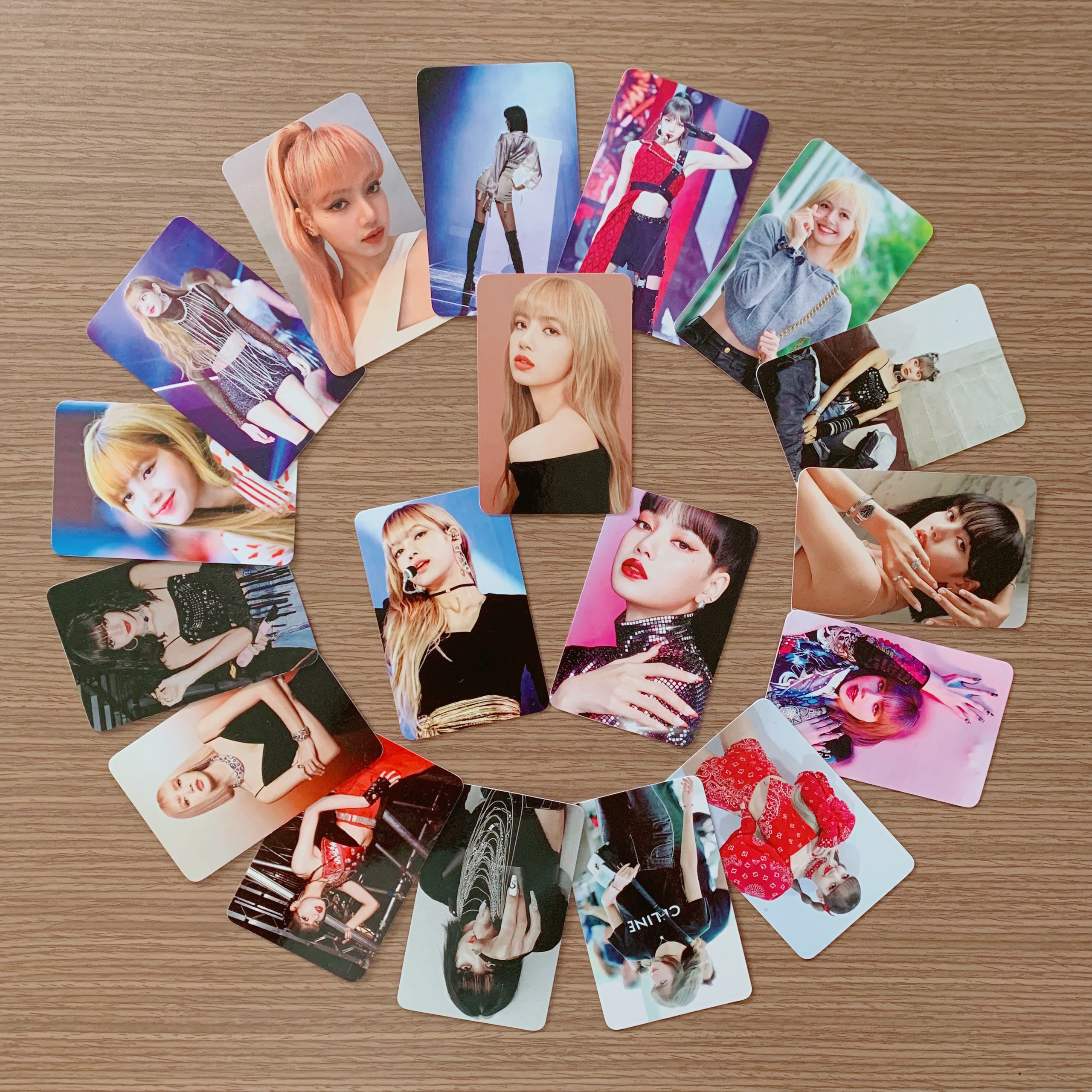 LISA BLACKPINK - Set 18 tấm thẻ card ảnh Lisa bo góc - cực xinh cực chất, sang xịn mịn | Card Idol Kpop