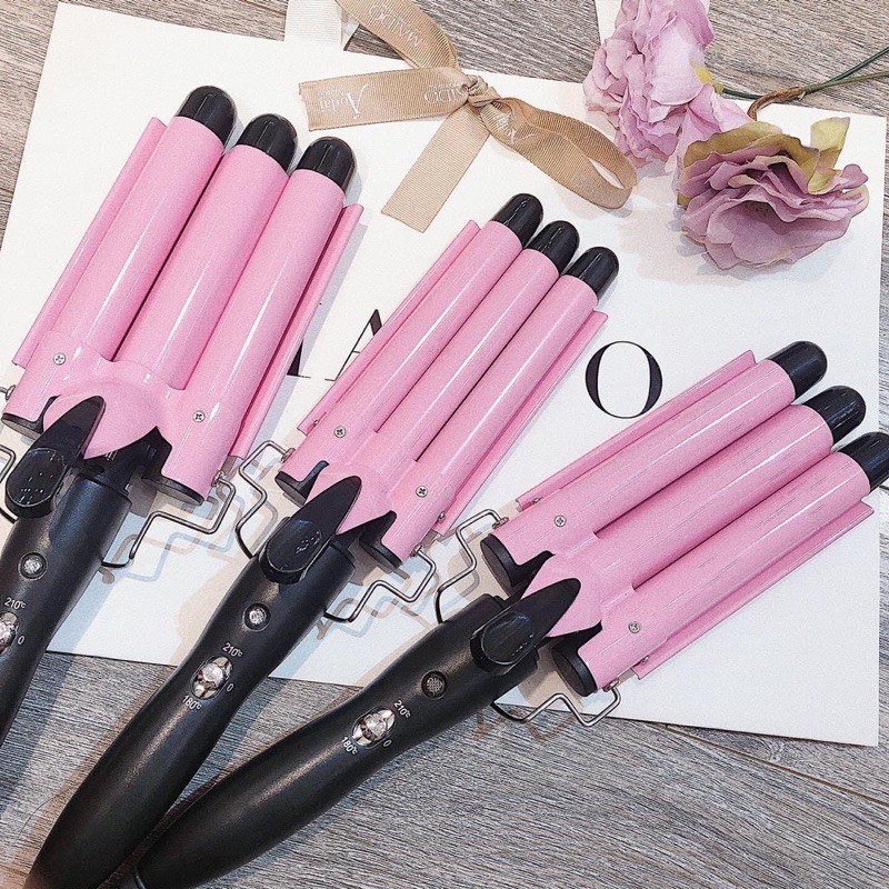 Máy Uốn Tóc Sóng Nước 3 trục Hair Curler