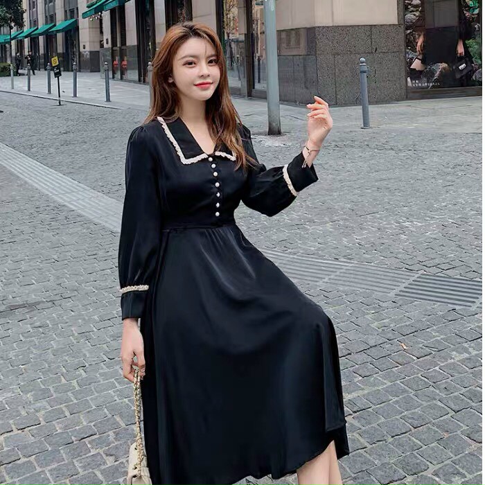 Đầm tay dài kiểu dáng cực kì sang chảnh trẻ trung