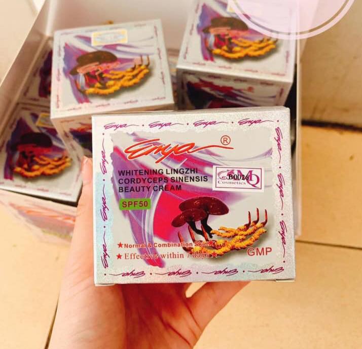 [HÀNG CHÍNH HÃNG] Kem ENYA cao cấp tinh chất lingzhi và đông trùng hạ thảo 20g (tím)