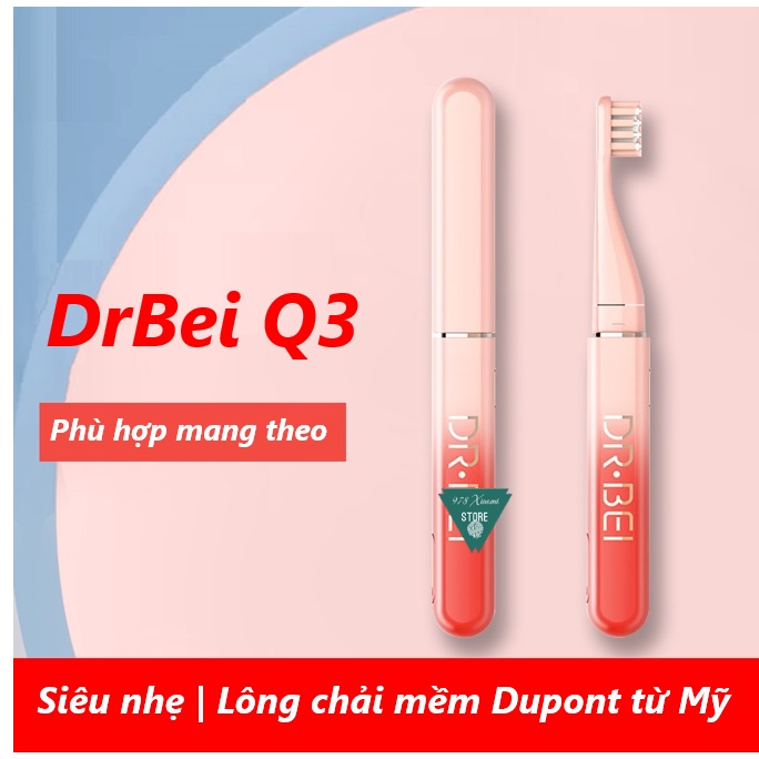 Bàn chải điện xiaomi dr bei q3 - bàn chải đánh răng xiaomi drb q3