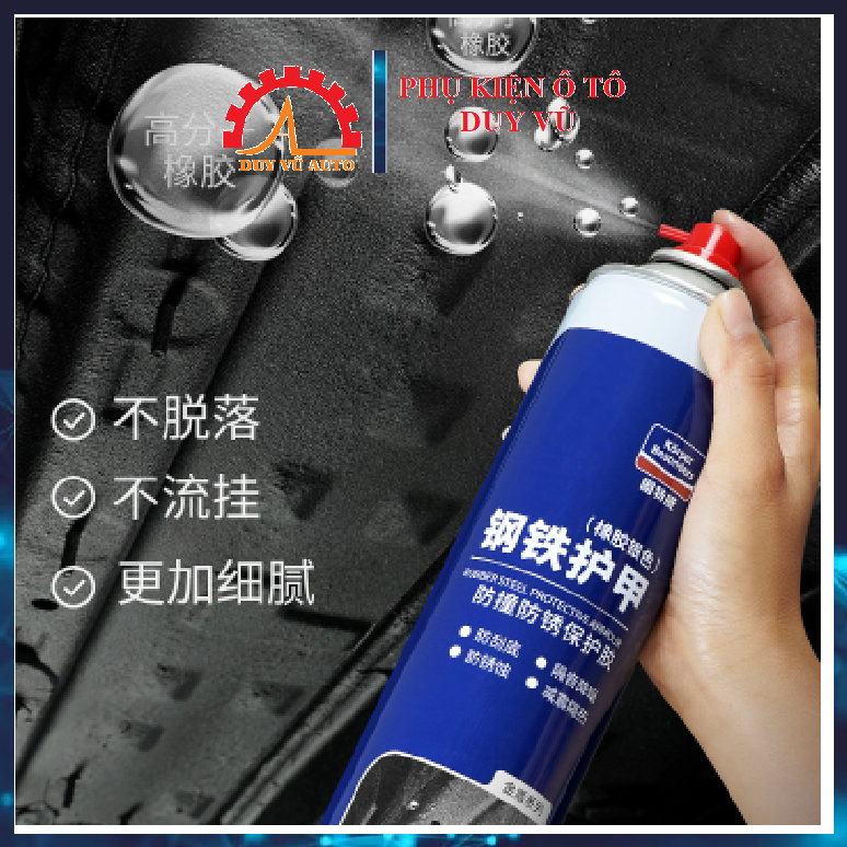 Bình sơn xịt phủ gầm ô tô chống ồn chống gỉ sét
