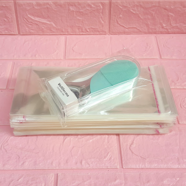 500g Túi Opp dán mép 10x20cm (+ 4cm) - Túi ni lông băng keo dán miệng - Bao nilon dán miệng